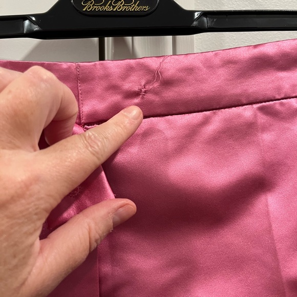 Moschino pink silk pants - Picture 3 of 4
